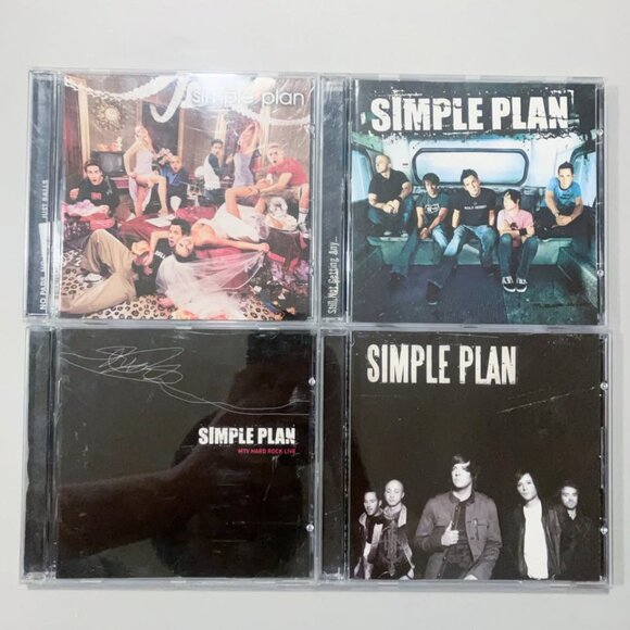 Simple Plan Other - Simple Plan CD Lot No Pads Still Not Getting Any‎ MTV Hard Rock Live Self Titled